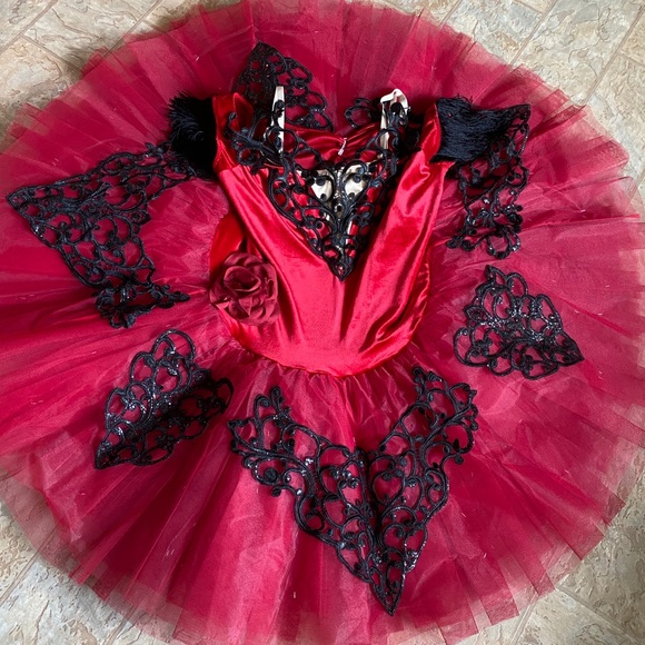 Spanish Tango Pointe/Ballet Dance Costume - Picture 2 of 5